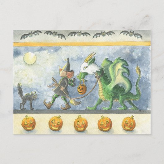 Carte Postale Dragon fantôme de Little Witch (carte postale) (Devant)