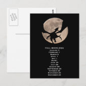 Carte Postale Dragon Full Moon   Phases 2026 (Devant / Derrière)