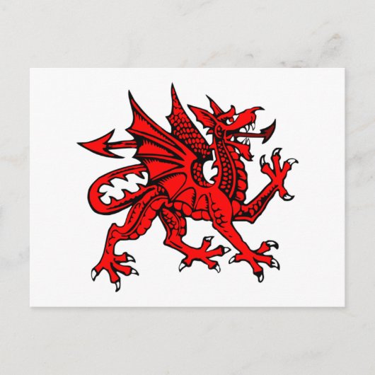 Carte Postale Dragon gallois (Devant)