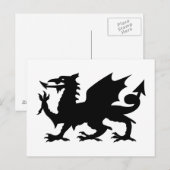 Carte Postale Dragon gallois (Devant / Derrière)
