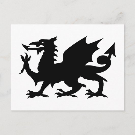 Carte Postale Dragon gallois (Devant)