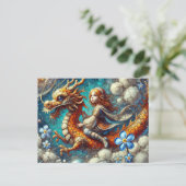 Carte Postale Dragon Girl (Debout devant)