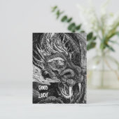 Carte postale Dragon 'Good Luck' (Debout devant)