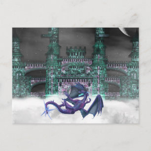 Carte postale Dragon Guarding Castle
