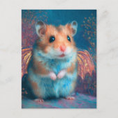 Carte Postale Dragon Hamster Adorable (Devant)
