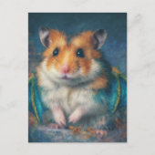 Carte Postale Dragon Hamster Adorable (Devant)