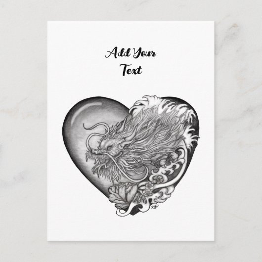 Carte Postale Dragon Heart (Devant)