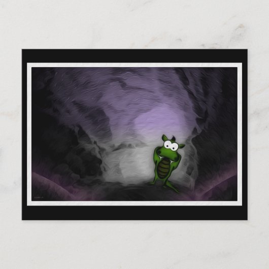 Carte Postale Dragon incliné (Devant)