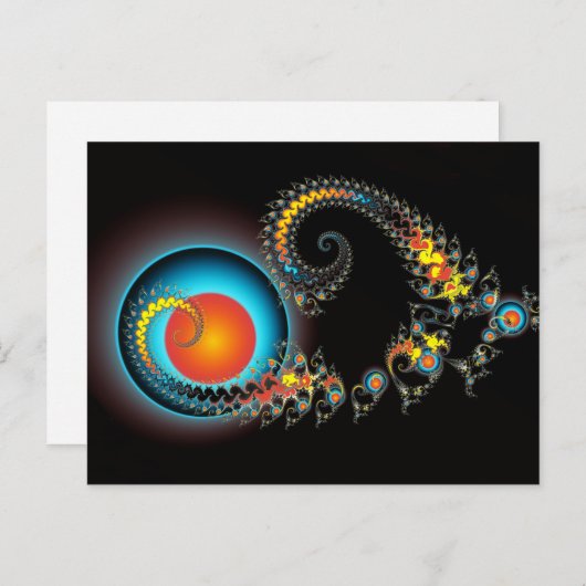 Carte Postale Dragon Moon (Devant / Derrière)