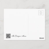 Carte Postale Dragon Moon I (Fleurs Saumons) (Dos)