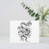 Carte Postale Dragon oriental (Debout devant)