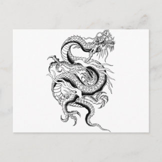 Carte Postale Dragon oriental