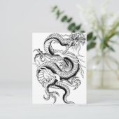 Carte Postale Dragon oriental (Debout devant)