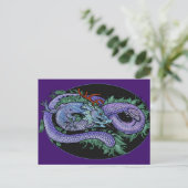 Carte Postale Dragon oriental éternité (Debout devant)