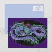 Carte Postale Dragon oriental éternité (Devant / Derrière)