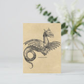Carte postale Dragon Parchment (Debout devant)