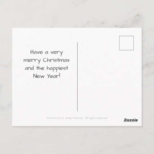 Carte Postale Dragon - Retour (Dos)