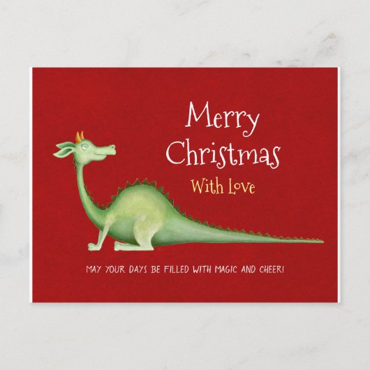 Carte Postale Dragon - Retour (Devant)