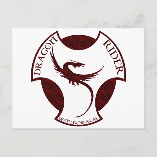 Carte Postale Dragon Rider (Devant)