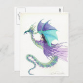 Carte Postale dragon rider fairy (Devant / Derrière)