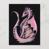 Carte Postale Dragon Rose                                        (Devant)