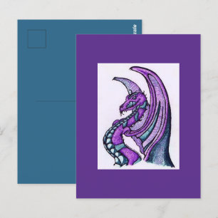 Carte Postale "Dragon souriant"