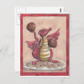 Carte Postale Dragon Spaghetti volant (Devant / Derrière)