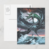 Carte postale Dragon Storm (Devant / Derrière)