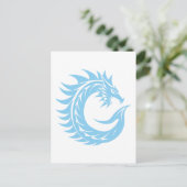 Carte Postale Dragon Styled Letter C, Dragon Alphabet, Monogram (Debout devant)