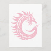 Carte Postale Dragon Styled Letter C, Dragon Alphabet, Monogram (Devant)