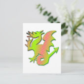 Carte Postale Dragon stylisé (Debout devant)