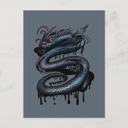 Carte Postale Dragon Swirl (Devant)