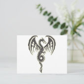 Carte Postale Dragon tribal (Debout devant)
