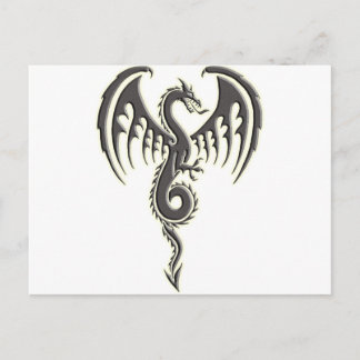 Carte Postale Dragon tribal