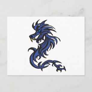 Carte Postale Dragon tribal
