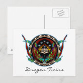 Carte Postale Dragon Twins (Devant / Derrière)