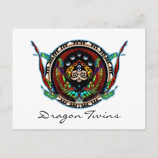 Carte Postale Dragon Twins (Devant)