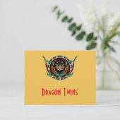 Carte Postale Dragon Twins (Debout devant)