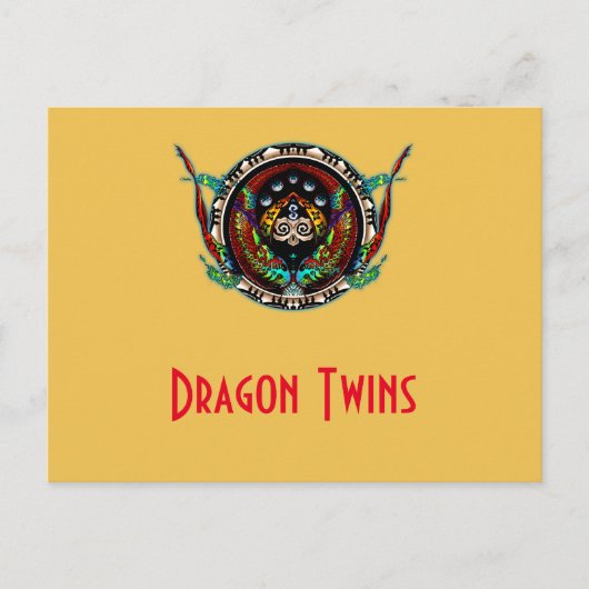 Carte Postale Dragon Twins (Devant)