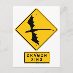 Carte Postale Dragon XING