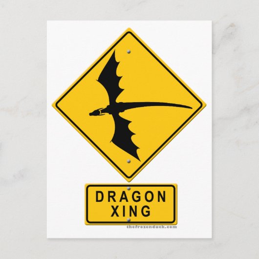 Carte Postale Dragon XING (Devant)