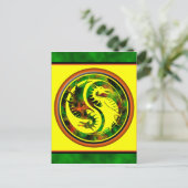 Carte Postale Dragon Yin Yang (Debout devant)