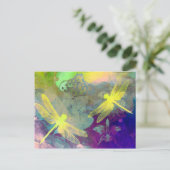 Carte Postale Dragonflies jaunes (Debout devant)