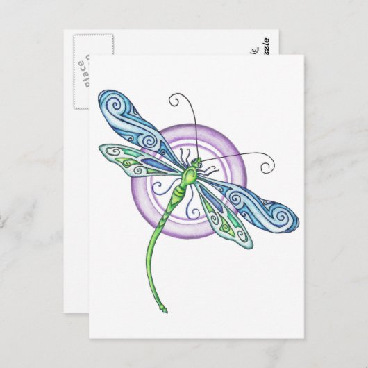 Carte Postale Dragonfly (Devant / Derrière)