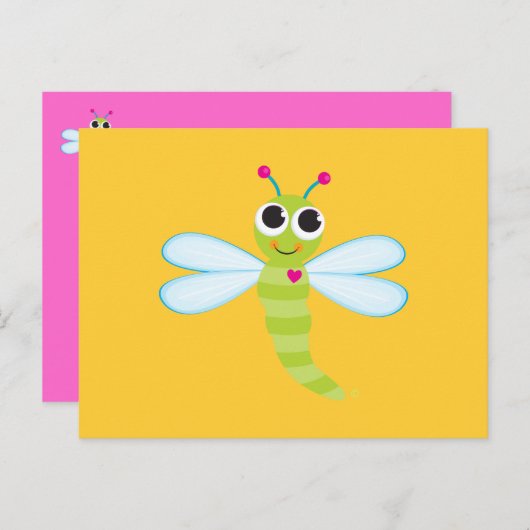 Carte postale Dragonfly (Devant / Derrière)