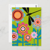 Carte Postale dragonfly 4 (Devant / Derrière)