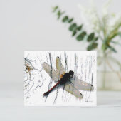Carte postale Dragonfly Art (Debout devant)