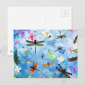 Carte Postale dragonfly art nola kelsey (Devant / Derrière)