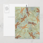 Carte Postale Dragonfly Dance Gold (Devant / Derrière)