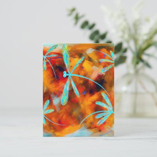 Carte Postale Dragonfly Desert Flit (Debout devant)